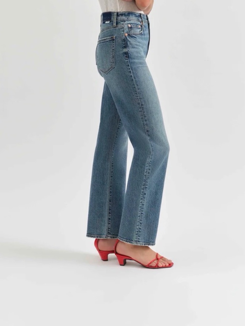 DAZE Sundaze High Rise Vintage Straight Jeans NWT Size 27 Brooklyn - Picture 5 of 13